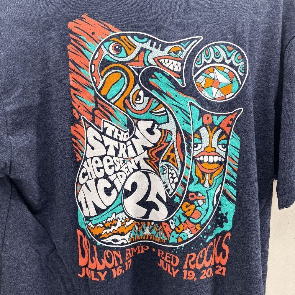New The String Cheese Incident Red Rocks Dillion Medium Jam Band Pycadellic Rock